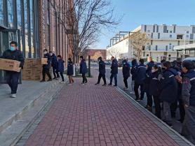 抗擊疫情，疫情同心，疫情不異心，冬季不凍情